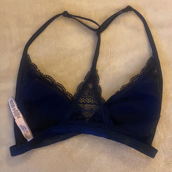 EUC Victoria’s Secret Lace Triangle Bralette - Picture 2 of 3